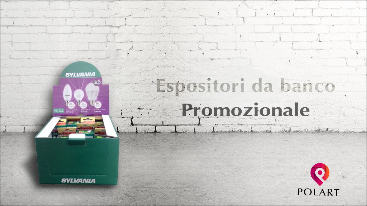 espositori da banco promozionale