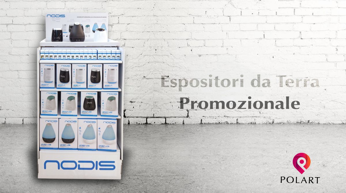 espositori da terra promozionale